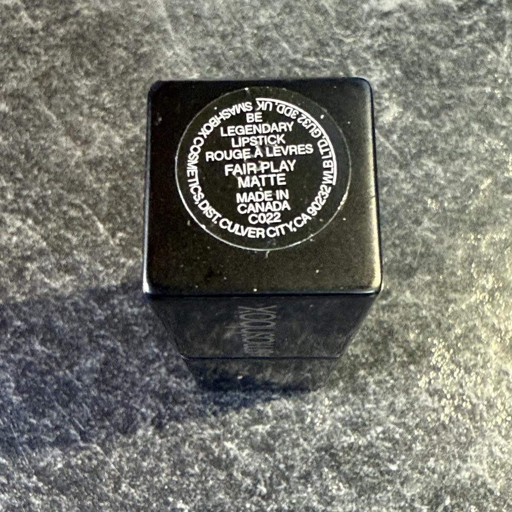 NEW Smashbox Be Legendary Lipstick FAIR PLAY MATTE Full Size Discontinued - Picture 4 of 4